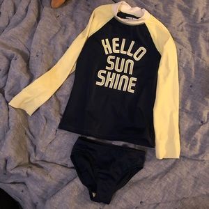 Lands’ End 2 piece swim | kids size small (s) 7-8